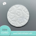 plum blossom embossed round cotton pad